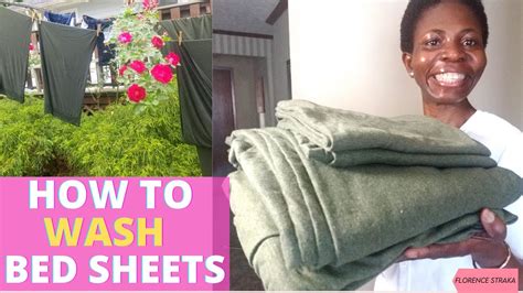 How To Wash Bed Sheets By Hand Wash Sheets By Hand Youtube