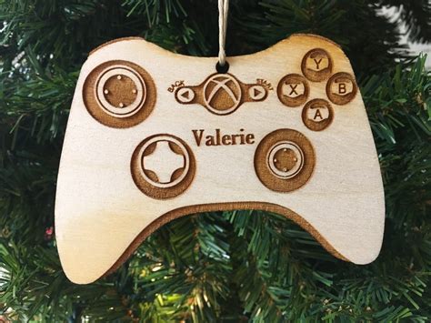 Xbox Video Game Controller Personalized Christmas Ornament Etsy