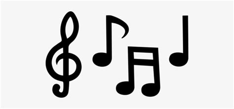 Music Notes Black And White Clipart