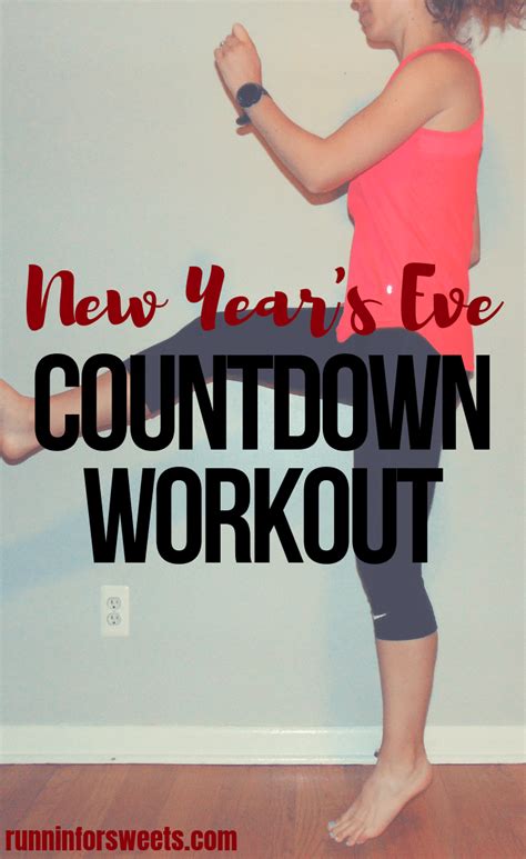 Epic New Years Eve Countdown Workout Runnin For Sweets Countdown