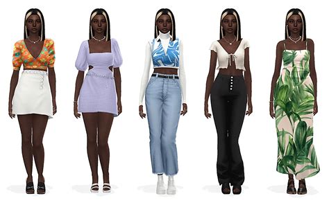 Sims 4 Lookbook Inspired By Melody N 2 Best Sims Mods
