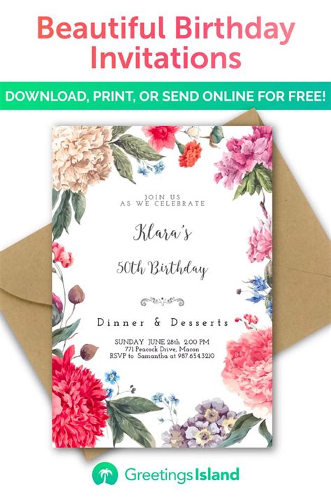 You don't need to have any designing skills we have made professional designer ecards ready for you. Create your own birthday invitation in minutes. Download ...