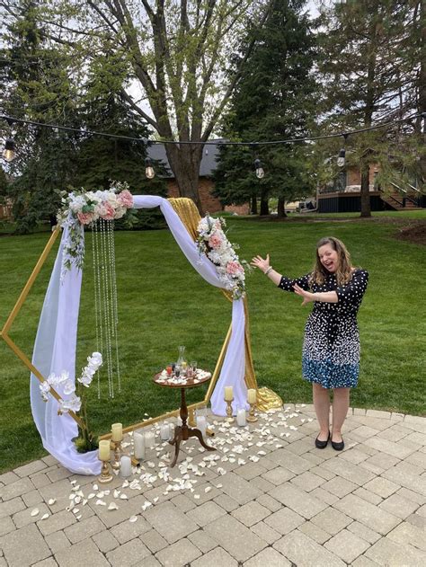 Ceremony Backdrops Ceremony Backdrop Wedding Octagon Arch Octagon