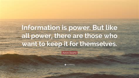 Https://techalive.net/quote/information Is Power Quote