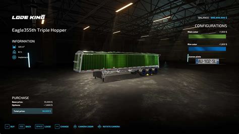 Triple Hopper Trailer Update V20 Fs22 Farming Simulator 22 Mod