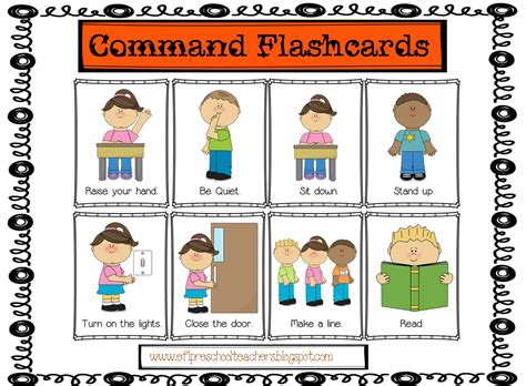 Eslefl Preschool Teachers Commands