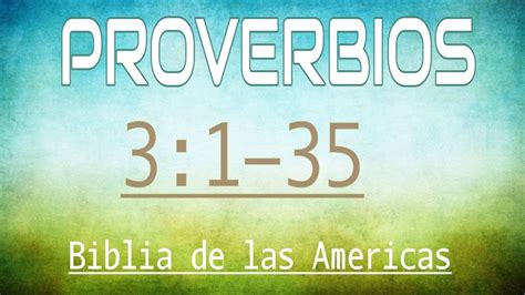 Proverbios Capitulo Youtube