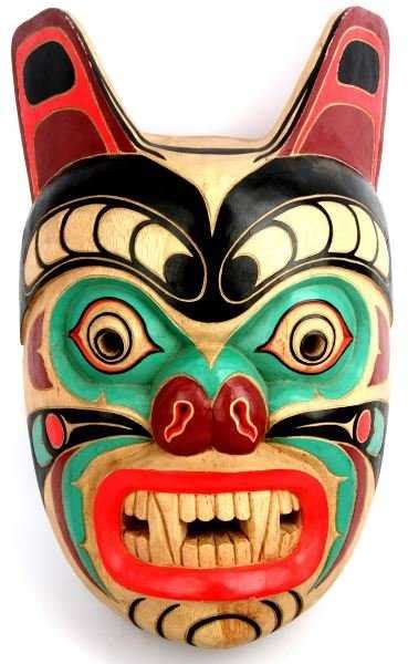 Pacific Northwest Native American Indian Mask