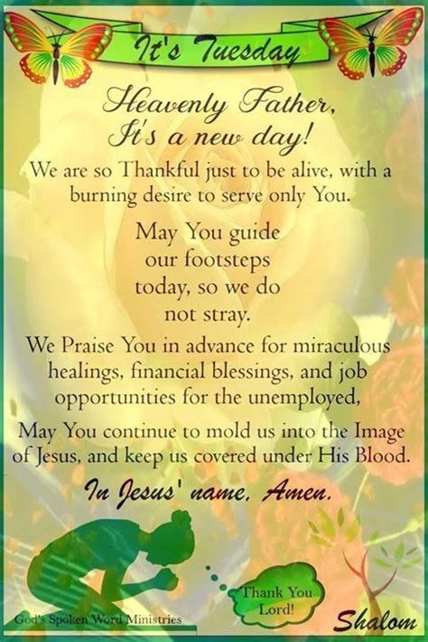 Prayer For Tuesday Amen Image Ctto Morning Prayer Quotes Good Morning Prayer Tuesday