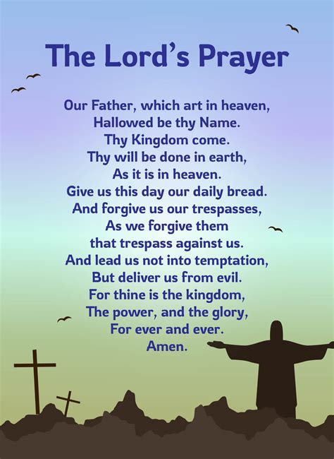 Printable The Lords Prayer