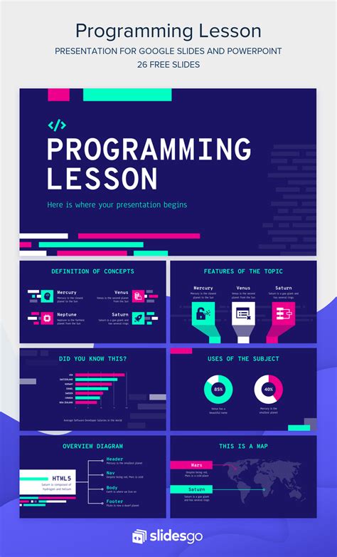 Free Powerpoint Templates For Programming Presentation