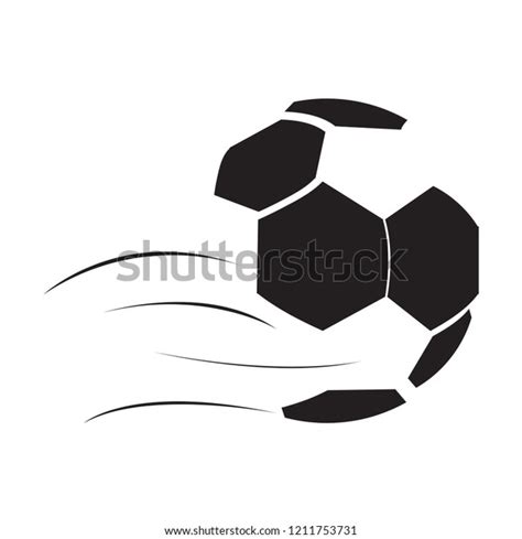 Silhouette Soccer Ball Vector Illustration Design Stock Vector Royalty