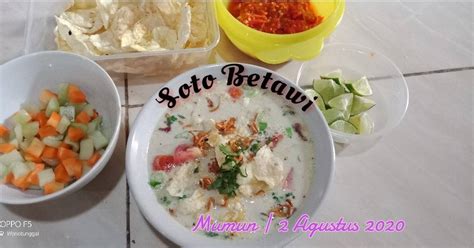 2 resep soto betawi enak dan tips cara membuatnya. Resep Soto Betawi (Susu + Santan) oleh Munawaroh - Cookpad
