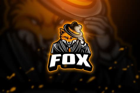 Fox Mascot And Esport Logo Branding And Logo Templates Creative Market