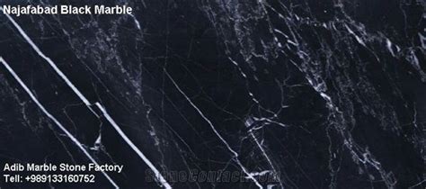 Najafabad Black Marble Slabs And Tiles From Iran