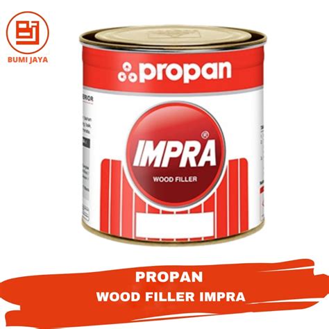 jual wood filler impra propan dempul kayu 5 ltr shopee indonesia