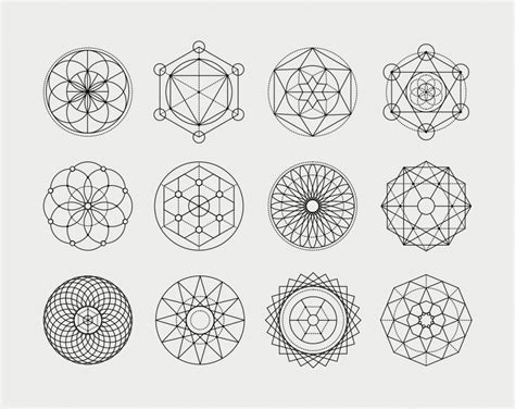 Sacred Geometric Vector Shapes