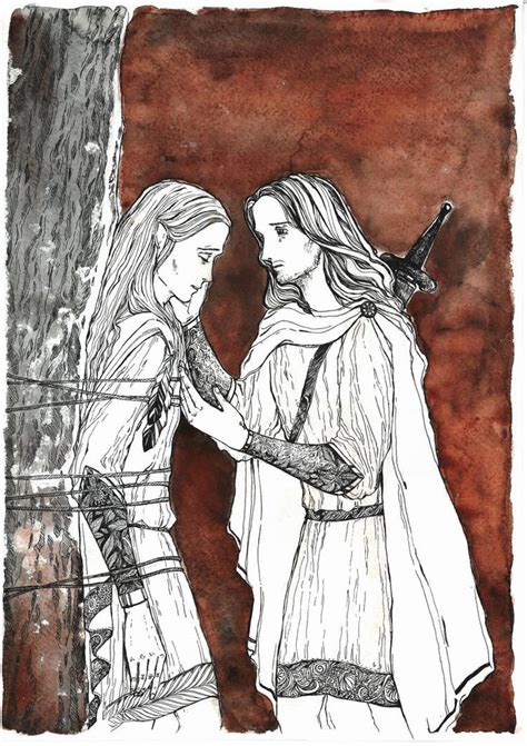Turin Rescues Beleg From Captivity By Ephaistien Tolkien Art Turin