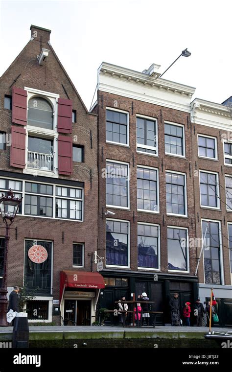 Anne Frank Haus Amsterdam Niederlande Stockfotografie Alamy