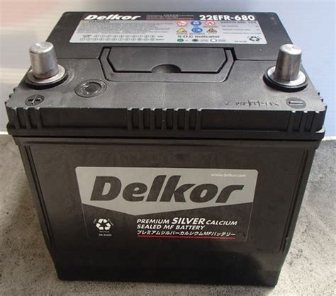 22efr 680 Silver Calcium Delkor Battery