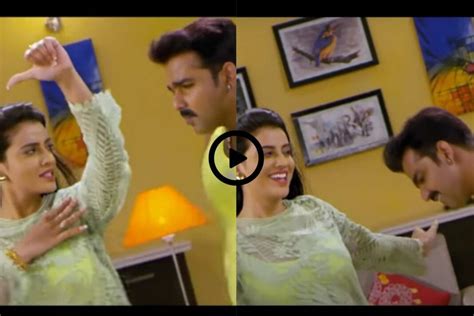 Pawan Singh And Akshara Singh The Steamy Sizzling Romance Of The Duo Will Not Allow You To
