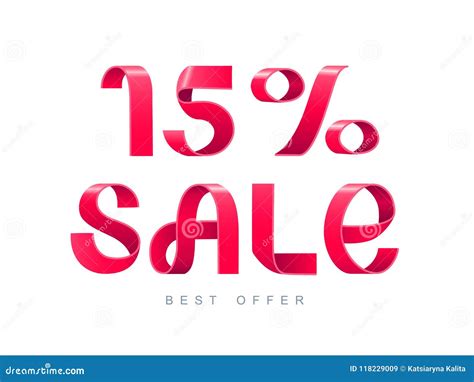Sale 15 Percent Off Stock Vector Illustration Of Season 118229009
