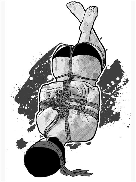 Shibari Artwork Rope Art Poster By Praetorianx Redbubble