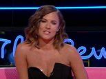 Caroline Flack Accidentally Flashes Her Tit Tape In Reunion Show Daily Mail Online