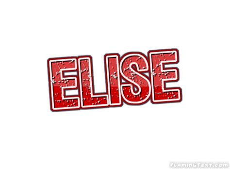 Elise Logo Free Name Design Tool From Flaming Text