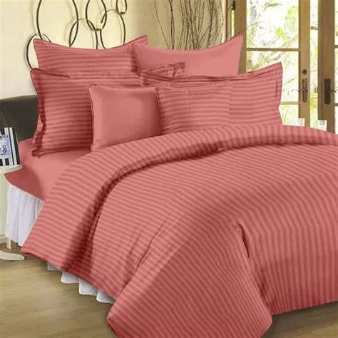 White Plain Self Strips Hotel Bed Sheet Size King Size At Rs 900