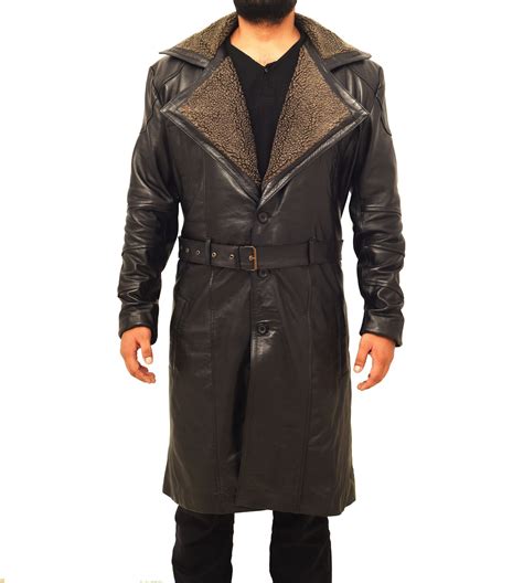 Ryan Goslings Blade Runner 2049 Costume Overcoat Leather Mens Etsy Uk