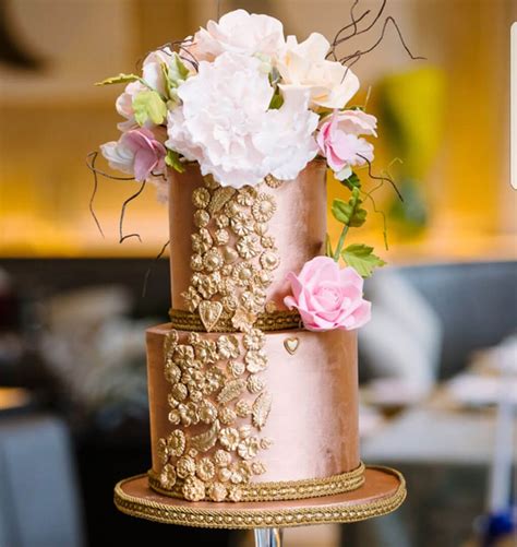 the best rose gold luxury wedding cakes elizabeth s cake emporium