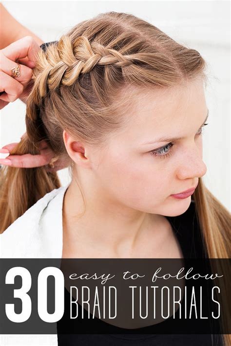 A dutch braid is very similar to french. 30 Braid Tutorials | Hair styles, Braids tutorial easy ...