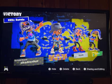 90% sure this is something to brag about. team rock for life! : r/splatoon
