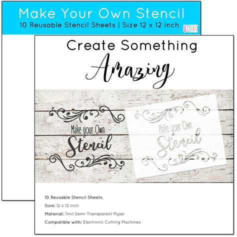 Awesome Svgs Diy Stencils With Your Cricut Machine