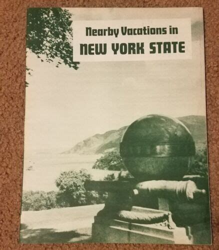 Vintage New York State Tourist Vacation Guide Brochure Late 1940s Ebay