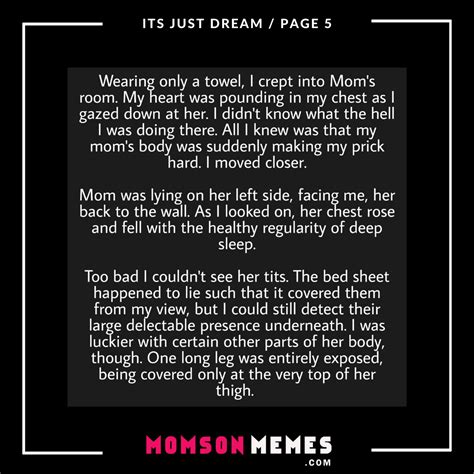 Mom Its Just A Dream Stories Incest Mom Son Captions Memes