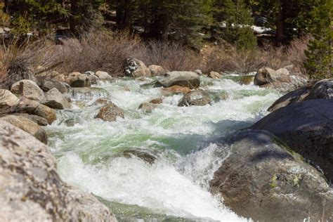Sequoia National Park Marble Fork Of The Kaweah River Stock Photo