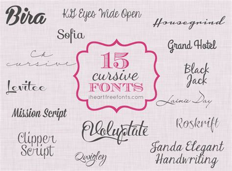 Check out these 30 free cursive fonts to discover more reasons why typography can be a fun and easy way to shake things up in web design. Handwriting Cursive Fonts | Hand Writing