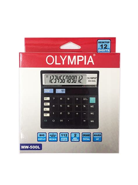 Olympia Mw 500l Calculator