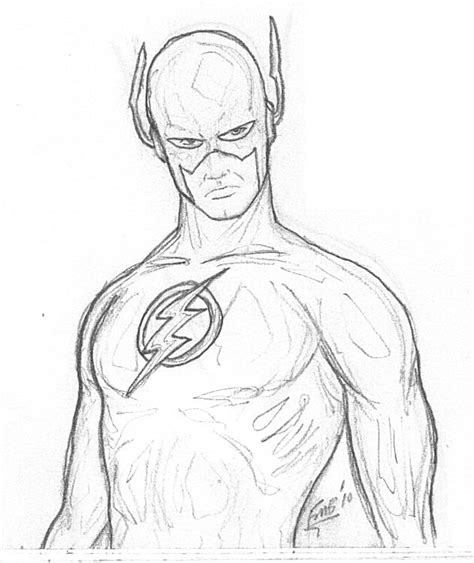 The Flash Realistic Drawing Drawing Skill