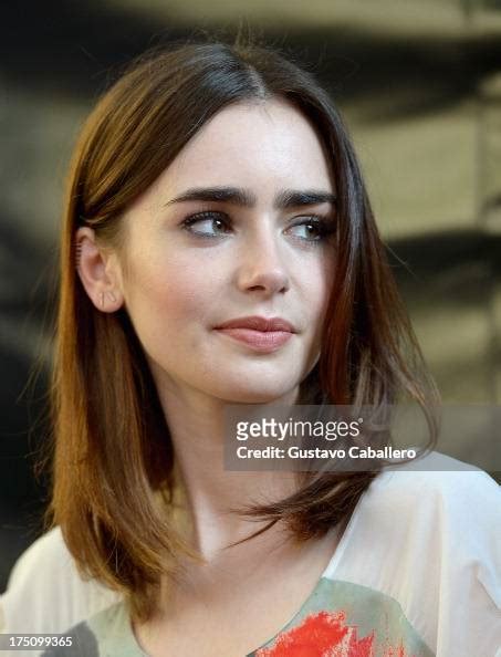 Lily Collins Of The Mortal Instruments In Miami At Dolphin Mall On