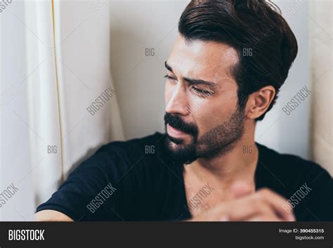 Depressed Guy Crying Image And Photo Free Trial Bigstock