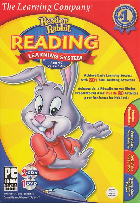 Reader Rabbit Reading Learning System Ages 4 7 Early Skill