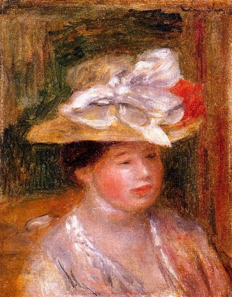 Head Of A Woman 1913 — Pierre Auguste Renoir