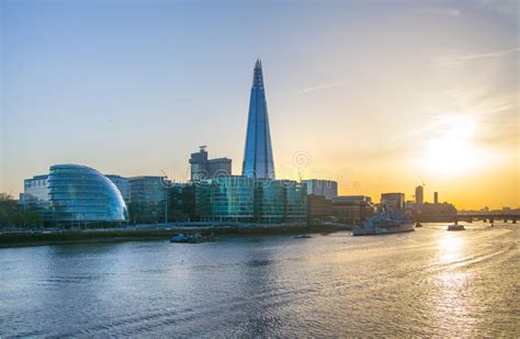City Of London Panorama In Sunset Editorial Photo Image Of Bank
