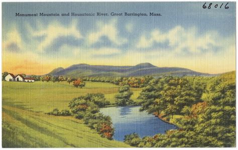 Monument Mountain And Housatonic River Great Barrington Mass