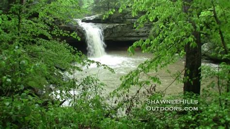 Shawnee National Forest Cedar Creek Falls Illinois Waterfalls Youtube