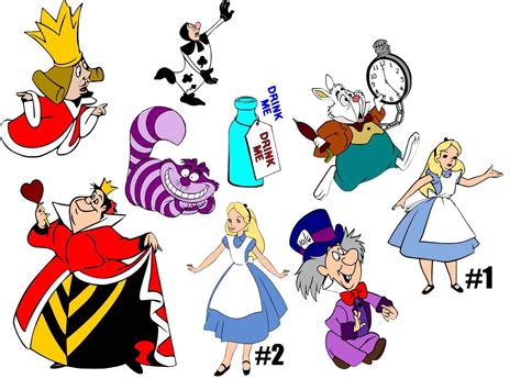 Alice In Wonderland Characters Fernandabilrasmussen