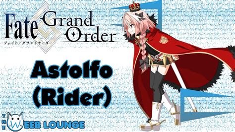4k Astolfo Fate Grand Order Character Overview Review Youtube